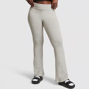 PINK Cotton Victoria’s Secret grey flare leggings